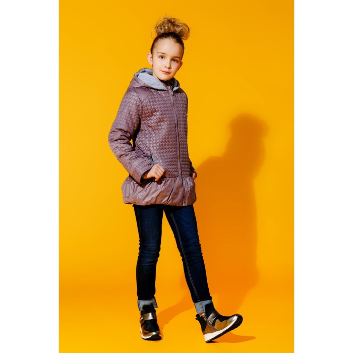 Куртка для девочки, рост 116 см, цвет сиреневый (арт. 2050-2)
