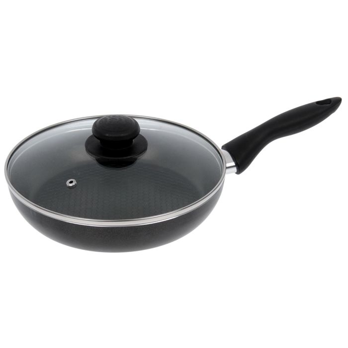 Сковорода 26 см, стеклянная крышка