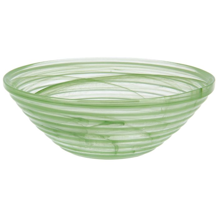 Салатник 500 мл "Арго", 17 см, алебастр, цвет зеленый