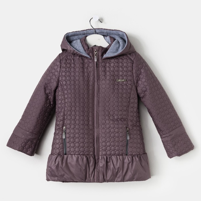 Куртка для девочки, рост 128 см, цвет сиреневый (арт. 2050-2)