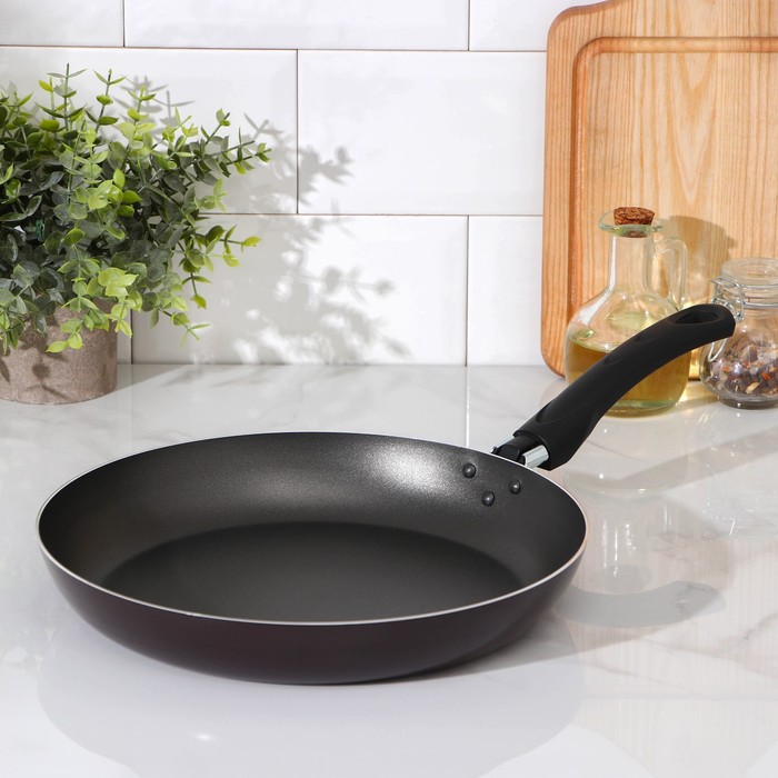 Сковорода 26 см "Хозяюшка" со съемной ручкой, антипригарное покрытие