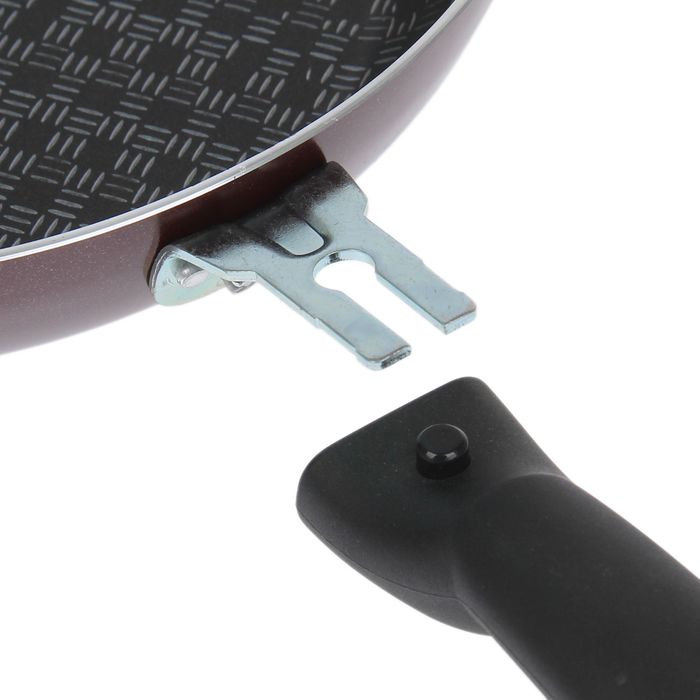 Сковорода 22 см "Хозяюшка" со съемной ручкой, антипригарное покрытие