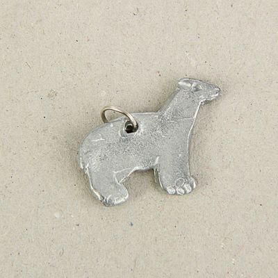 Кулон-амулет "Белый медведь"