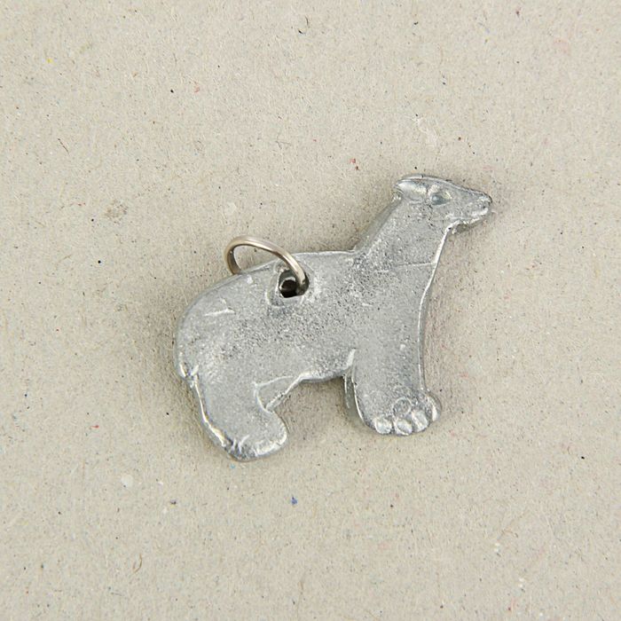 Кулон-амулет "Белый медведь"