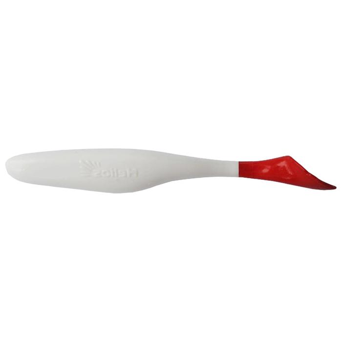 

Виброхвост Helios Vigor White & Red, 9.5 см, 7 шт. (HS-6/1-003)
