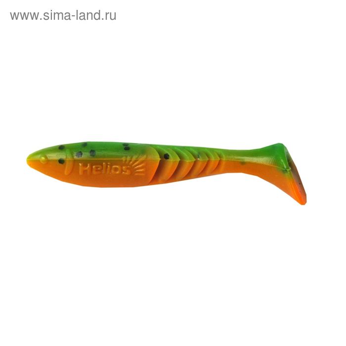 фото Виброхвост helios slash 6,7 см pepper green & orange hs-19-018 (набор 10 шт)