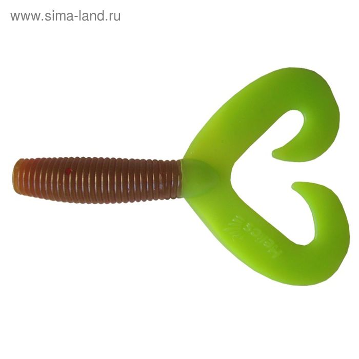 

Твистер Helios Credo Double Tail Rusty Gold & Lime, 7.5 см, 7 шт. (HS-12-017)
