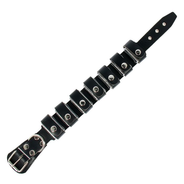 Ошейник кожаный грузовой средний, 7-8 грузов, ош 50-56 см