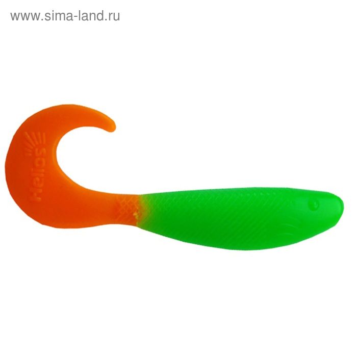 

Твистер Helios Hybrid Lime & Orange, 7 см, 7 шт. (HS-13-020)