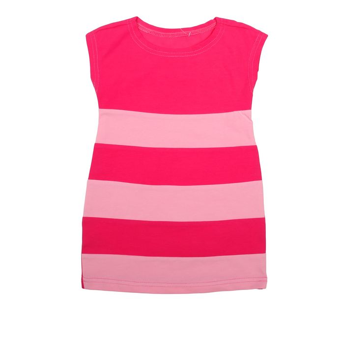 Платье для девочки, рост 86-92 см (52), цвет фуксия/розовый (арт. Д 0196)