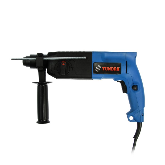 Перфоратор TUNDRA comfort P-002-680, 680 Вт, 0-870 об/мин, 4850 уд/мин, 2.5 Дж, кейс