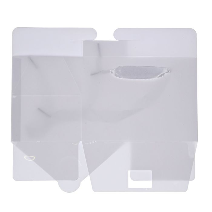 Коробка сборная пластик, белый, 15 х 11,5 х 6 см