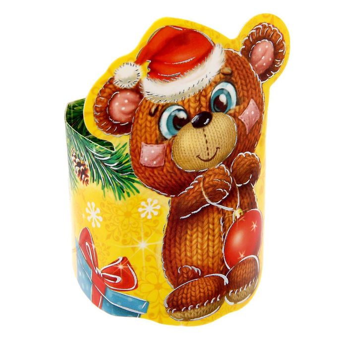 Кольцо для салфеток "Мишка", 15 х 7 см