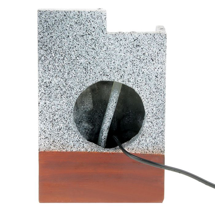 Фонтан настольный "Шива и Парвати" прямоугольный под камень 25х15х13 см