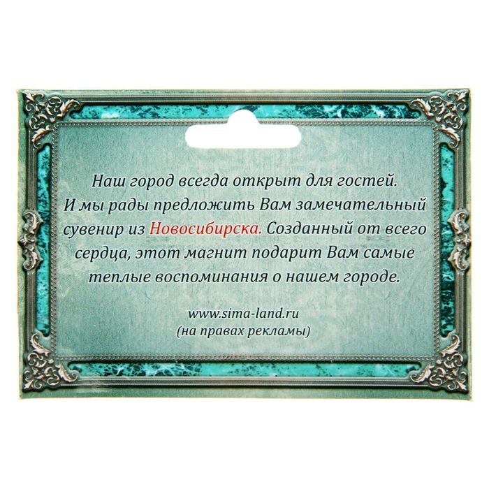 Магнит «Новосибирск»