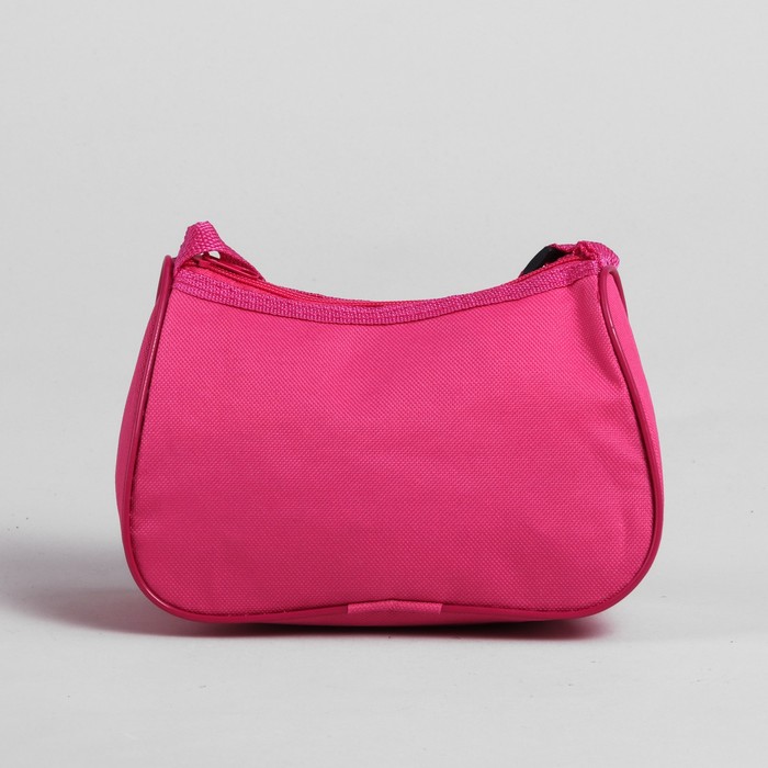 Сумка детская на молнии "Диджей", 1 отдел, регулируемый ремень, цвет малиновый