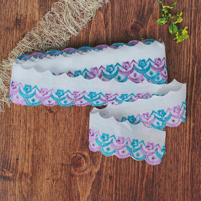 Кружево "Шитьё", ширина 50мм, 14±1м, цвет белый