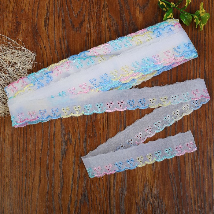 Кружево "Шитьё", ширина 30мм, 14±1м, цвет белый