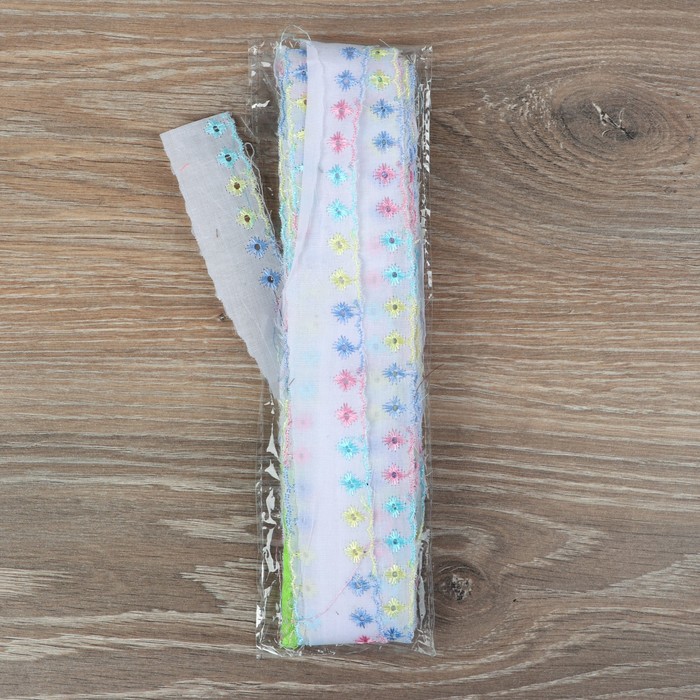 Кружево "Шитьё", ширина 30мм, 14±1м, цвет белый