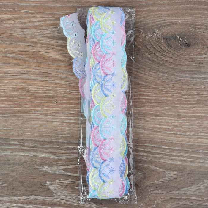 Кружево "Шитьё", ширина 30мм, 14±1м, цвет белый