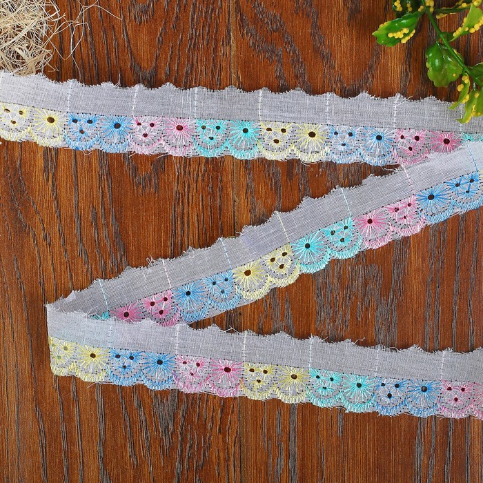 Кружево "Шитьё", ширина 30мм, 14±1м, цвет белый