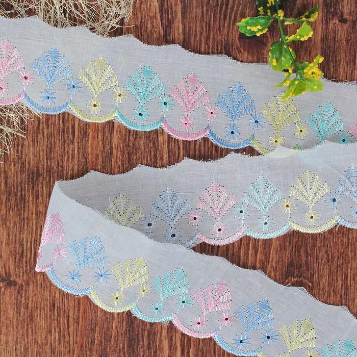 Кружево "Шитьё", ширина 50мм, 14±1м, цвет белый