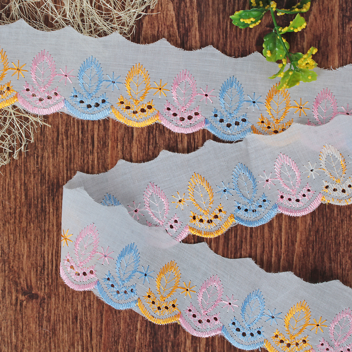 Кружево "Шитьё", ширина 50мм, 14±1м, цвет белый