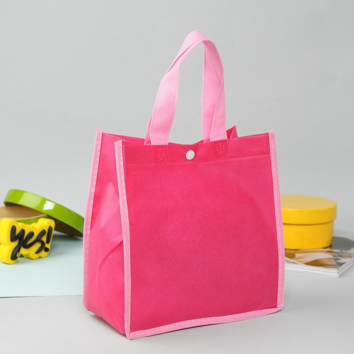 Сумка детская на кнопке "Цветы", 1 отдел, 1 наружный карман, цвет МИКС