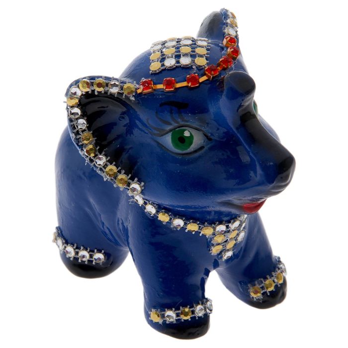 Статуэтка "Слон стоящий" стразы, микс