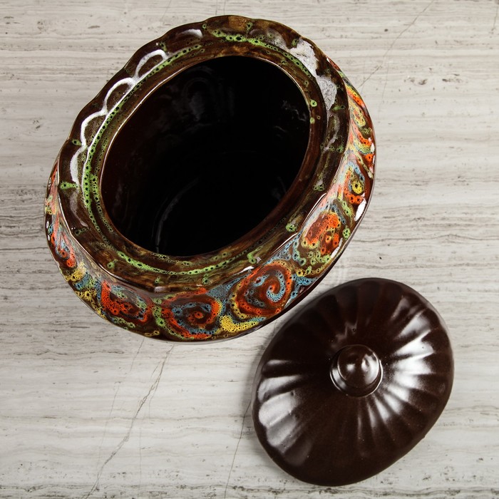 Набор посуды "Цветочный танец" 3 предмета, микс, блюдо 29 см, кашник 3 л