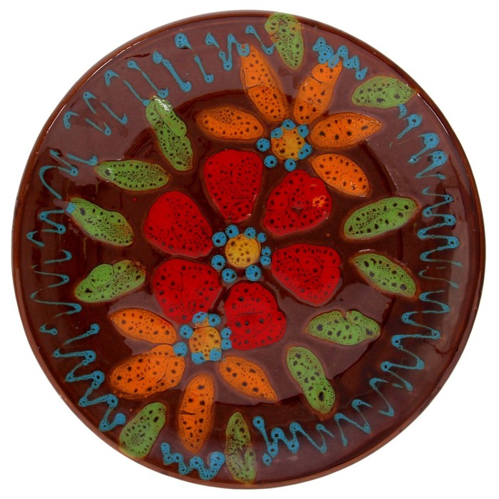 Набор посуды "Цветочный танец" 3 предмета, микс, блюдо 29 см, кашник 3 л