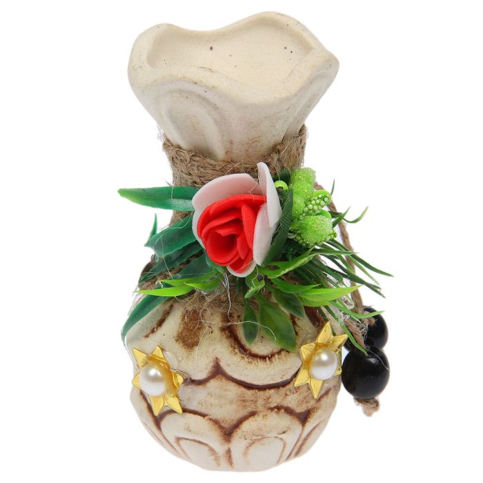 Ваза "Латка" малая, шамот, микс