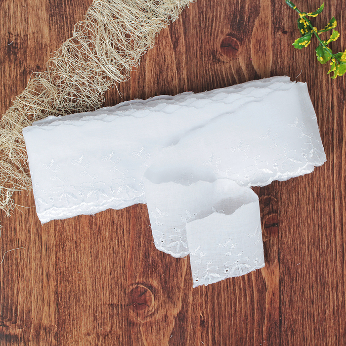 Кружево "Шитьё", ширина 50мм, 14±1м, цвет белый