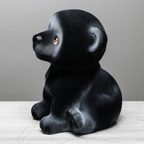 

Копилка "Мишка Гришка", флок, чёрный цвет, 20 см