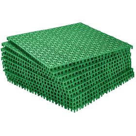 Модульное пластиковое покрытие 33 х 33 х 0,9 см, зеленый Ош