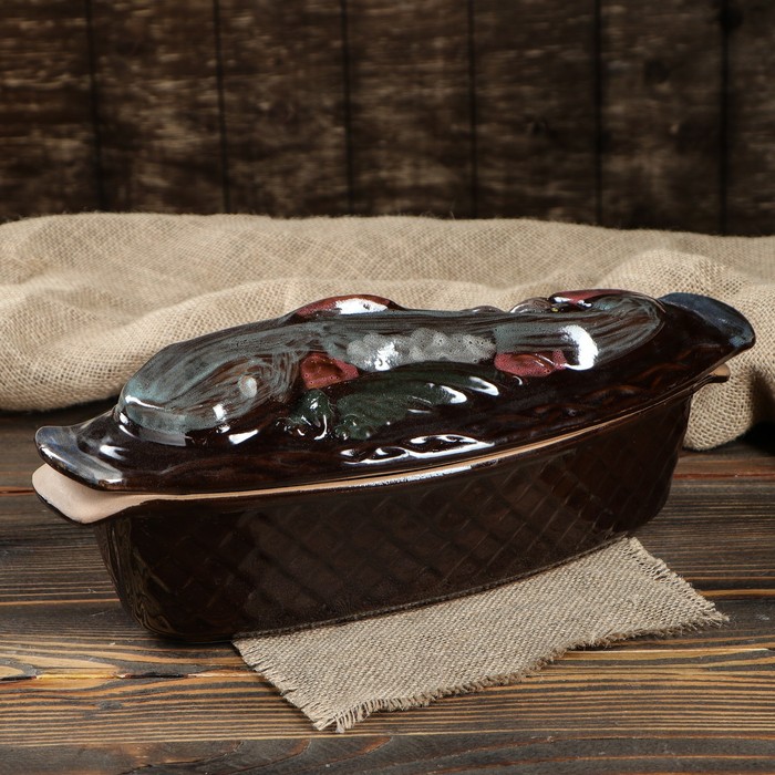 Жаровня "Сом" большой, 2,85 л, микс