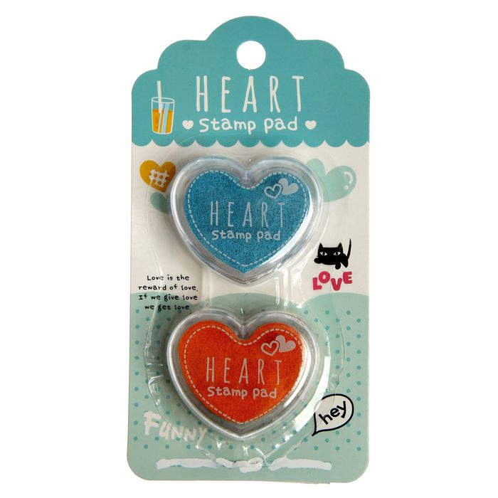 Набор штемпельных подушек в наборе 2 шт "Яркость" МИКС 15,5х8х2 см