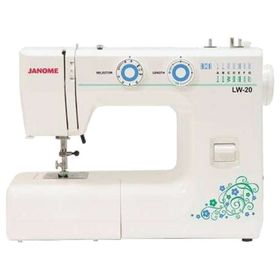 

Швейная машина Janome LW-20, 17 операций, обметочная, потайная, эластичная строчка, белый