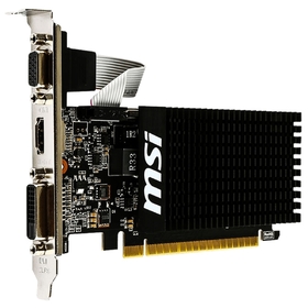 Видеокарта MSI GeForce GT 710 (2GD3H LP) 2G,64bit,DDR3,954/1600,DVI,HDMI,CRT