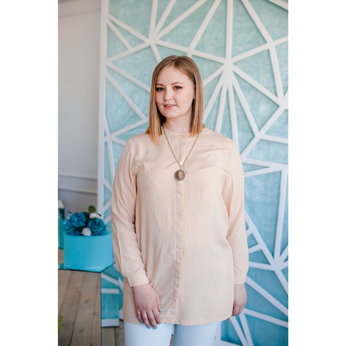 Блузка женская Vera Nicco, размер 54 (3XL), рост 168 см, цвет кварц (арт. 1552 С+)