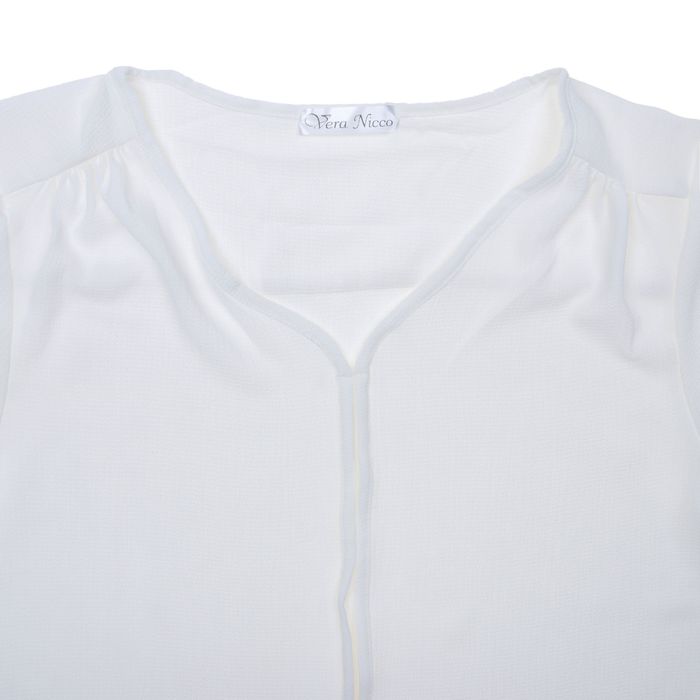 Блуза женская Vera Nicco, размер 50 (XL), рост 168 см, цвет молочный (арт. 1596 С+)