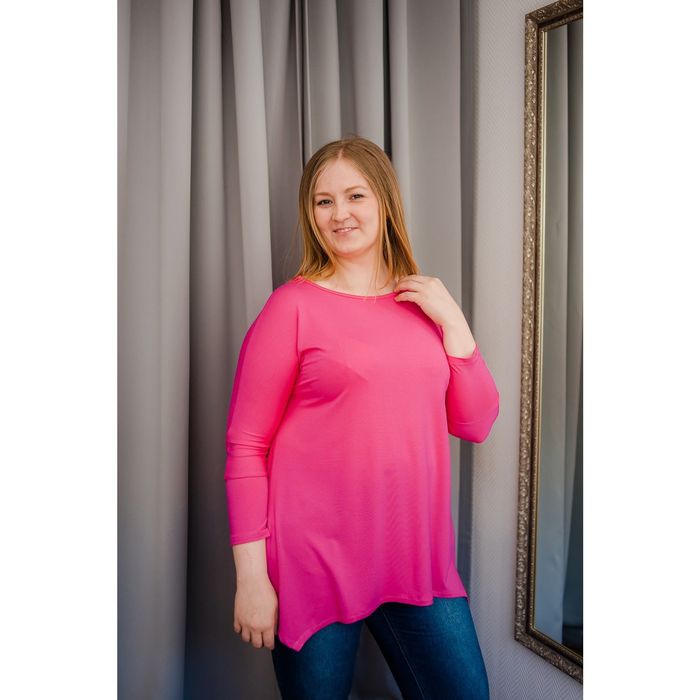 Туника женская Vera Nicco, размер 52 (2XL), рост 168 см, цвет азалия (арт. 1605 С+)