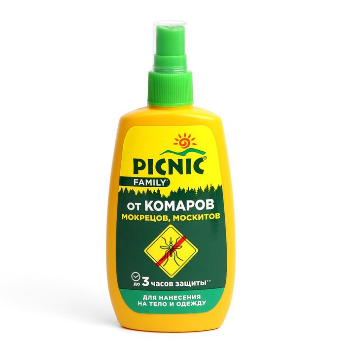 Спрей от комаров Picnic Family, 120 мл