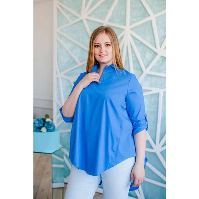 Блузка женская Vera Nicco 1677, размер 46(M), рост 168, цвет голубой
