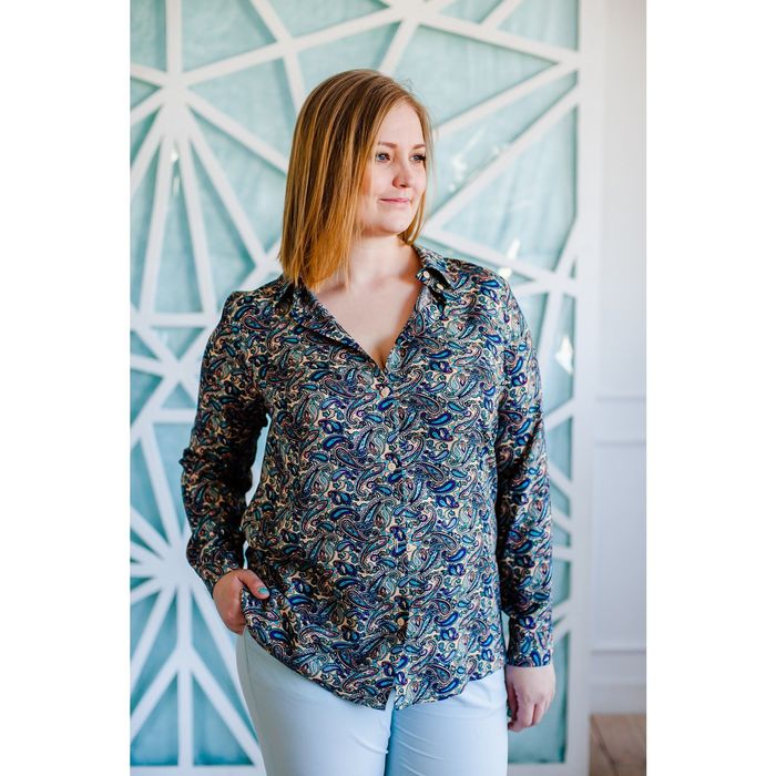 Блузка женская Vera Nicco 1562, размер 48(L), рост 168, цвет бежевый