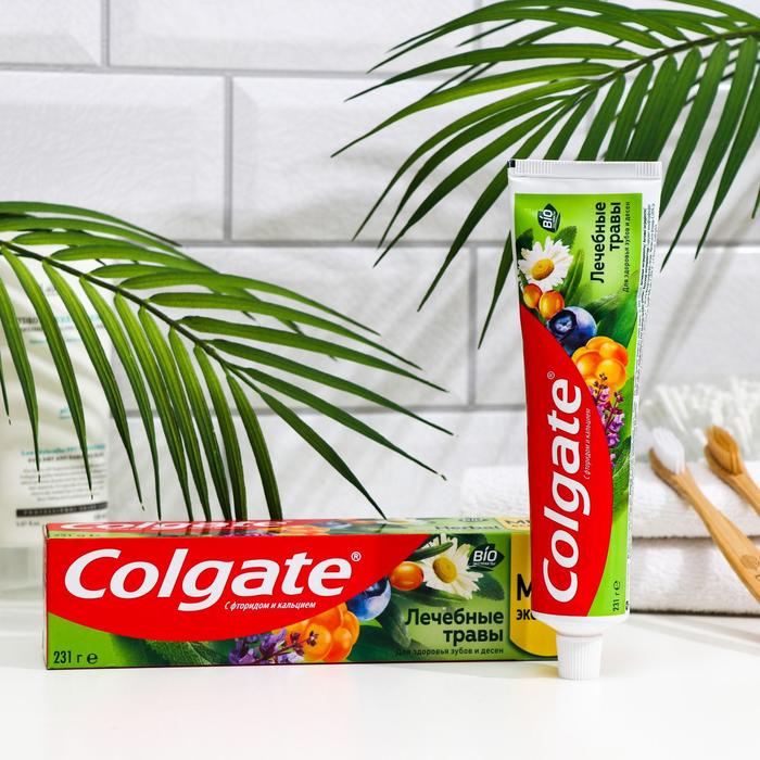 Зубная паста Colgate «Лечебные травы», ромашка, 150 мл зубная паста colgate лечебные травы ромашка 150 мл