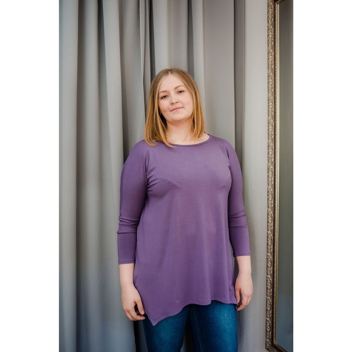 Туника женская Vera Nicco, размер 54 (3XL), рост 168 см, цвет лаванда (арт. 1605 С+)