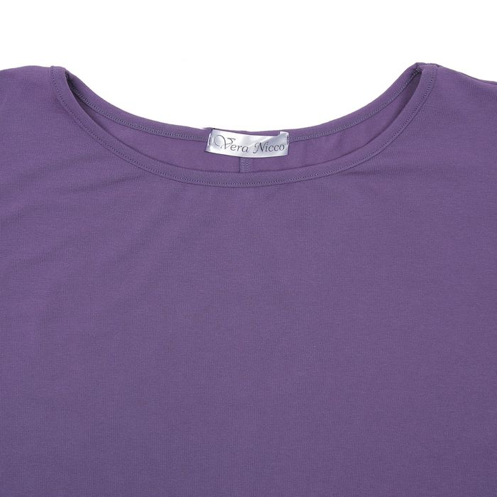 Туника женская Vera Nicco, размер 54 (3XL), рост 168 см, цвет лаванда (арт. 1605 С+)