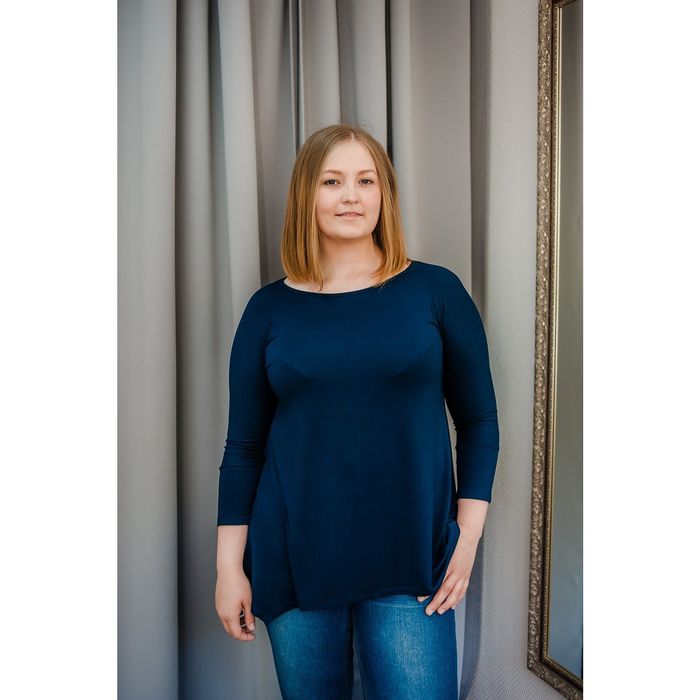 Туника женская Vera Nicco 1605, размер 48(L), рост 168, цвет тем.синий