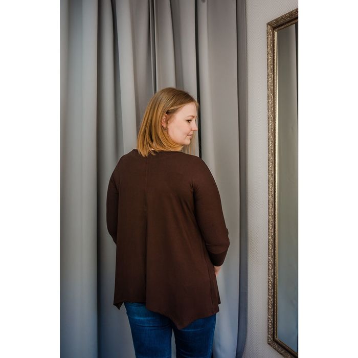 Туника женская Vera Nicco 1605, размер 48(L), рост 168, цвет шоколад